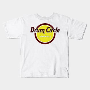 Asheville Drum Circle Logo Kids T-Shirt